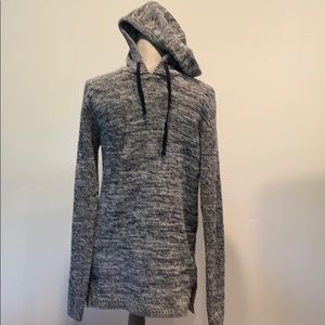 Forever 21 Sweater Top/Lslv Men Navy/Cream Small